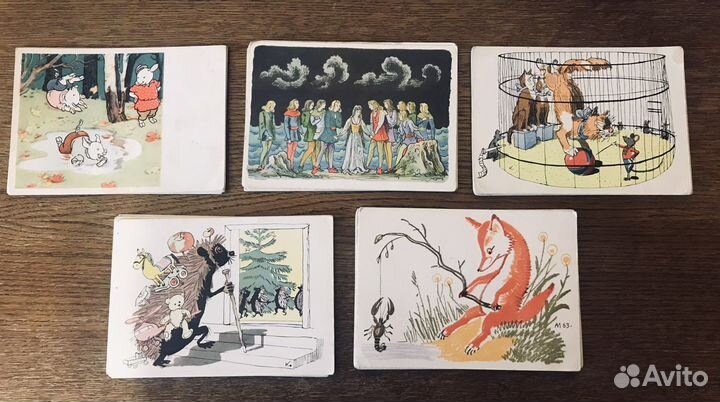 Наборы детских открыток СССР