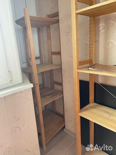 Стеллаж угловой из сосны икеа ивар 179:50:50