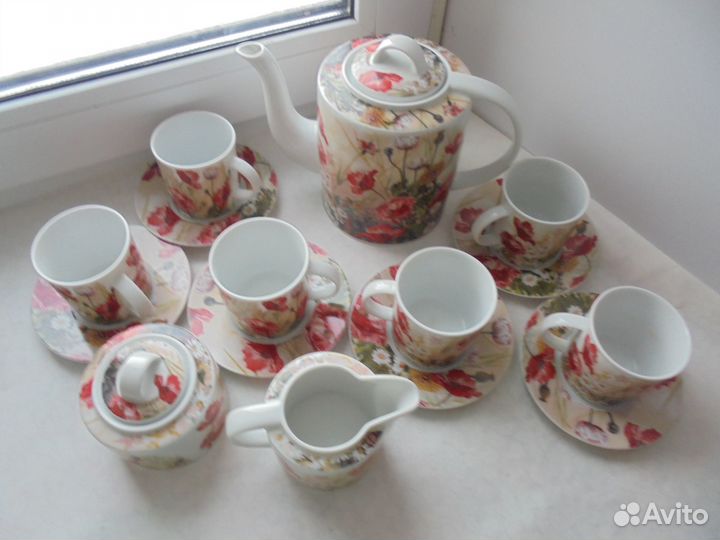 Чайно-кофейно-столовый наб 68 предм Фарфор Чехия