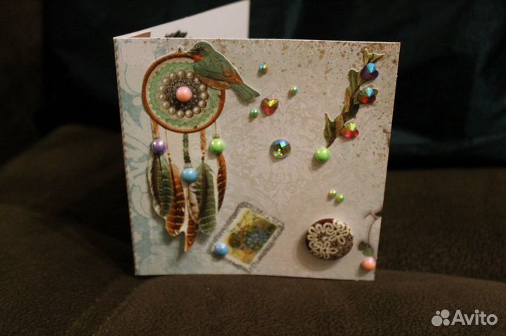 Открытки ручной работы в стиле винтаж