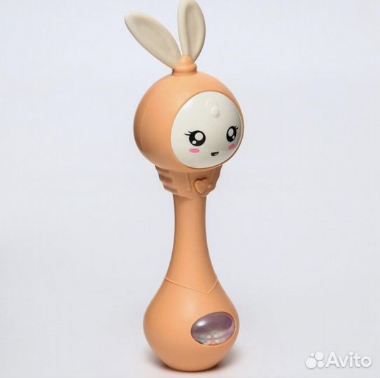 Погремушка музыкальная «Зайка»