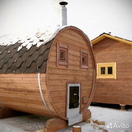 Баня бочка 4 м