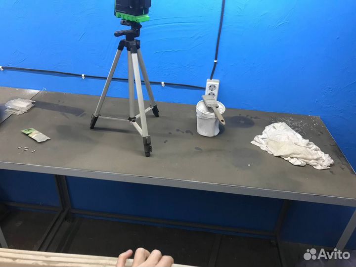 Стол слесарный верстак металлический