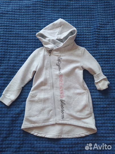 Кофта утеплённая для девочки 116 см