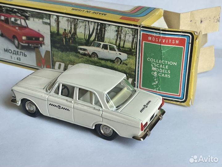 Москвич 412,А2,Без ми,80г,коробка,Модель 1 43 СССР