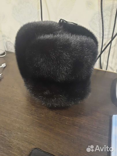 Норковая шапка мужская