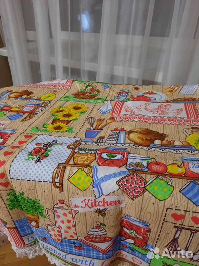 Скатерти с ажурной каймой ручной работы