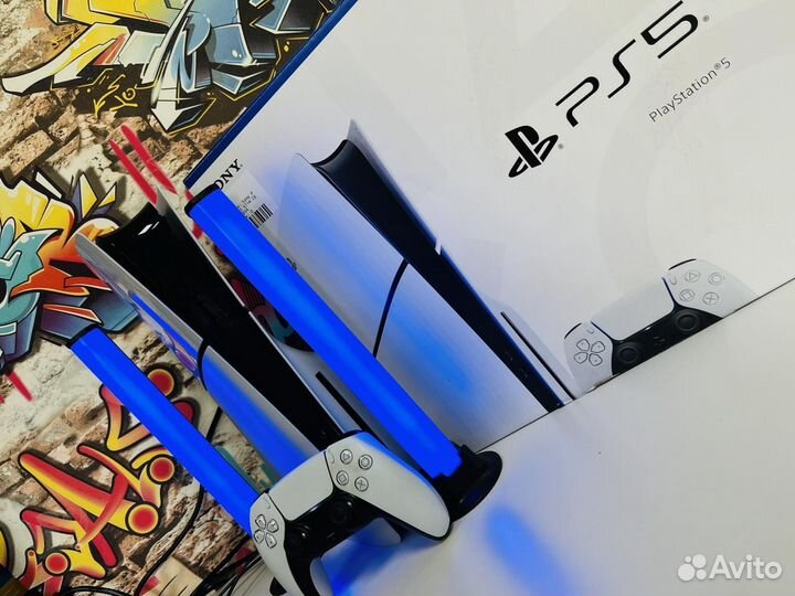 Sony PlayStation 5 c дисководом + игрушки