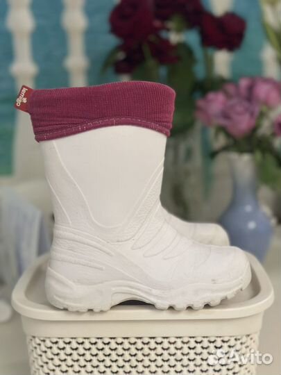 Детские резиновые сапоги 25 размер