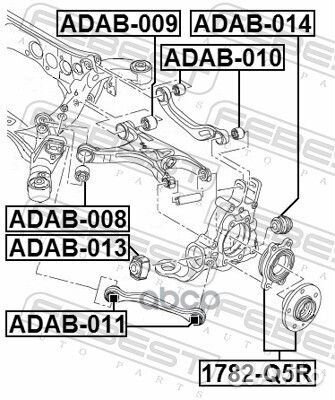 Сайлентблок adab-008 adab008 Febest