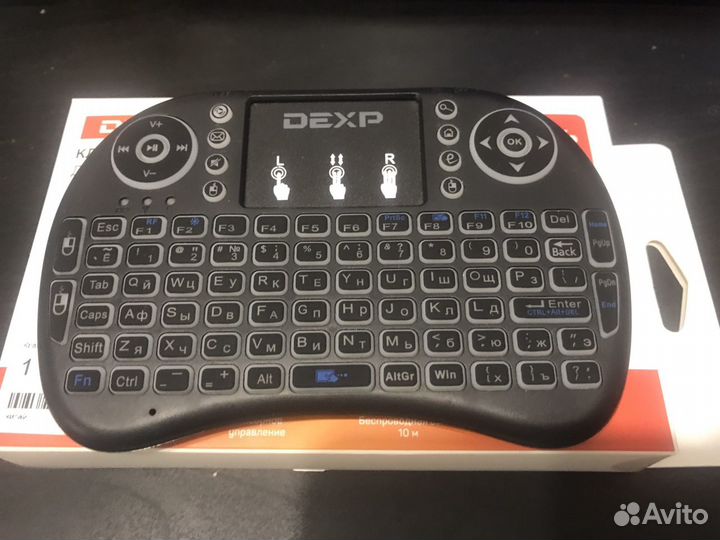 Клавиатура беспроводная dexp для smart tv