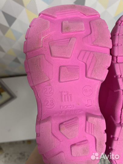 Сапоги nordman для девочки 22/23