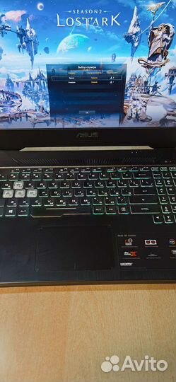 Ноутбук игровой asus TUF Gaming FX505DD-BQ318T, 15