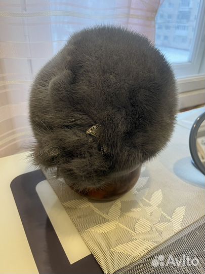 Шапка норковая женская