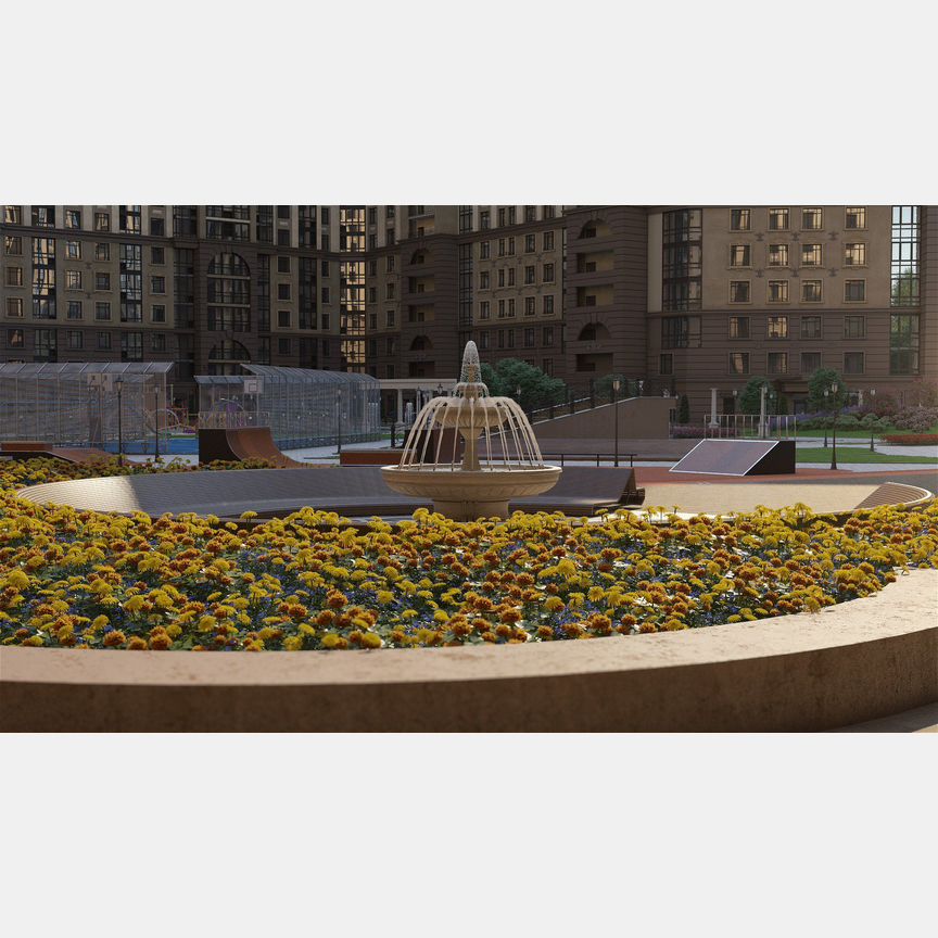 2-к. квартира, 74,6 м², 2/23 эт.