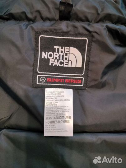 Куртка пуховик мужская the north face