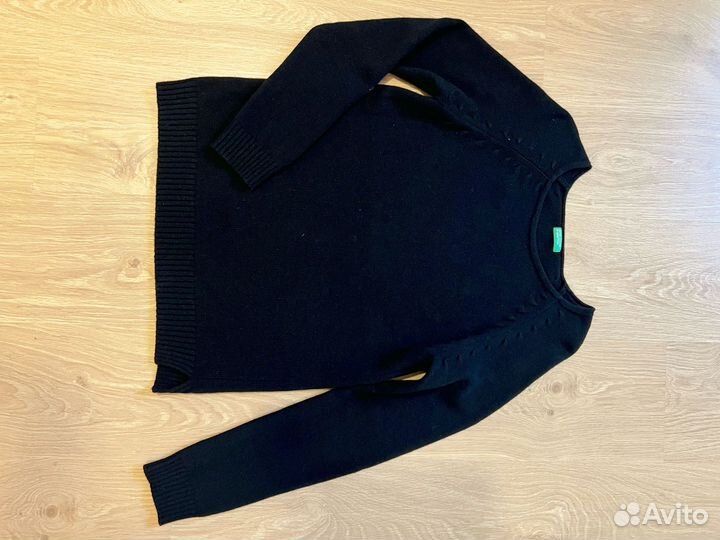 Свитер женский оверсайз шерсть Beneton