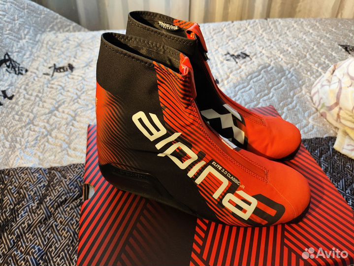 Лыжные ботинки alpina elite 3.0 classic jr «Унисек