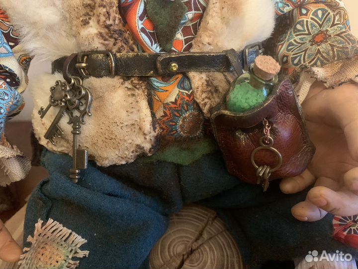 Авторская кукла эльф, домовой 40см