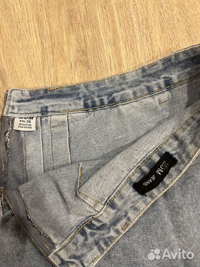 Джинсовая мини-юбка