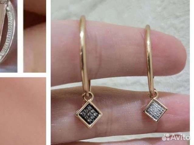 Золотые серьги