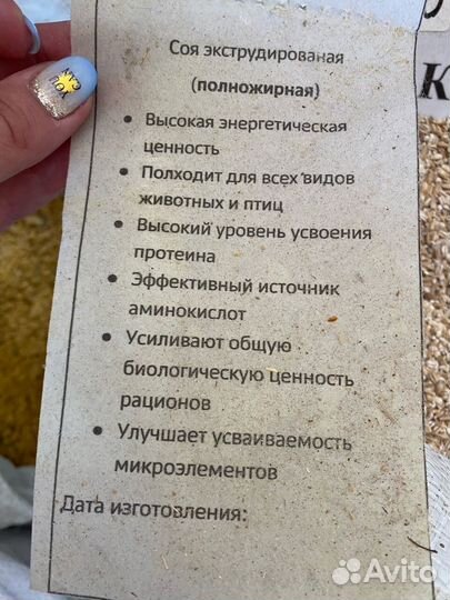 Соя экструдированная полножирная