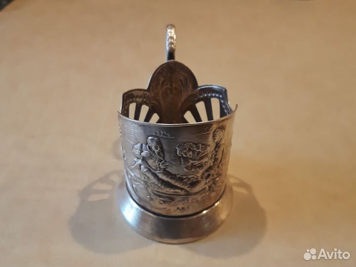 Подстаканник «Охотники на привале»