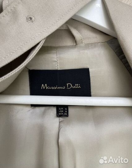 Тренч пальто Massimo Dutti