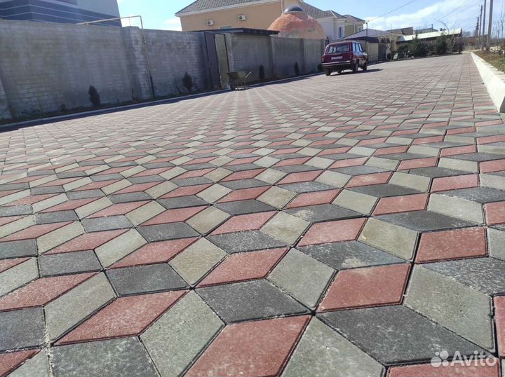 Укладка тротуарной плитки