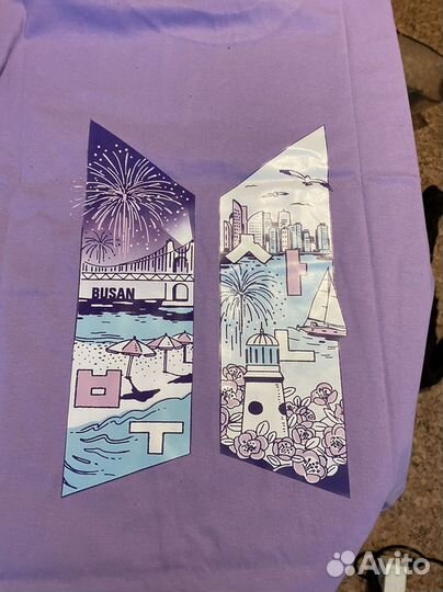 Футболка бтс мерч yet to come in busan