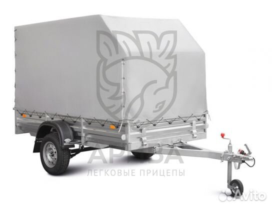 Прицеп с тентом аэро 168 см. Доставляем. Гарантия