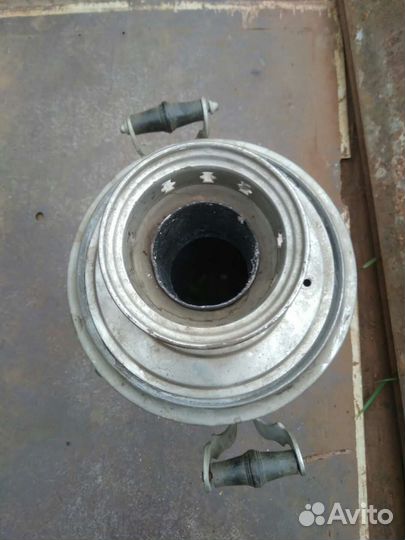 Советский самовар на углях