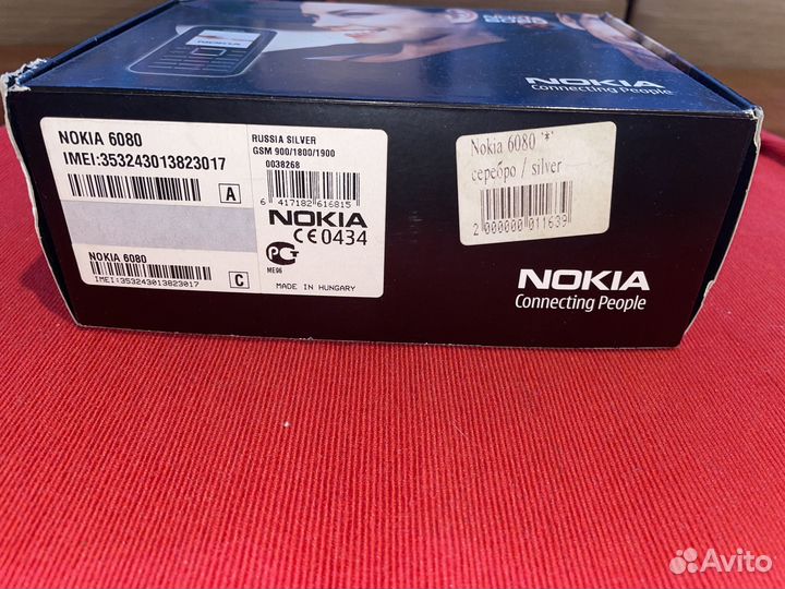 Руководство по эксплуатации к nokia 6080 и коробка