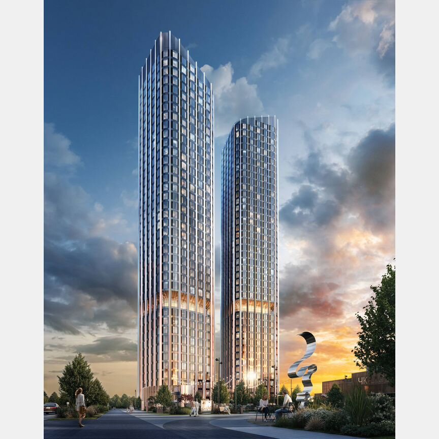 2-к. квартира, 67,1 м², 22/39 эт.