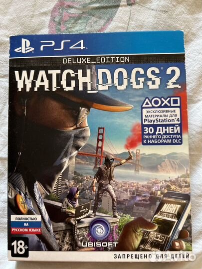 Игры на ps4 Watch Dogs 2 deluxe Edition