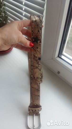 Кожанный ремень новый Хай Гарден Итилия