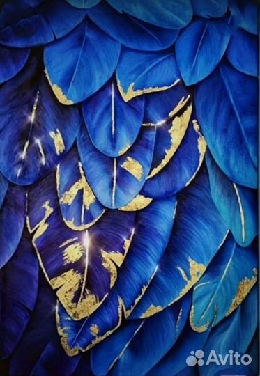 Интерьерная картина с поталью