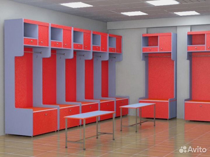 Шкафчики для раздевалок