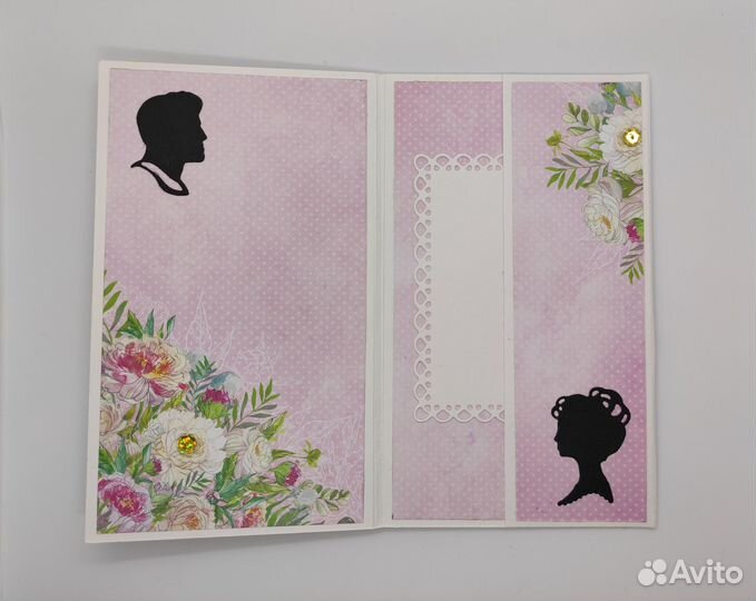 Открытка ручной работы 