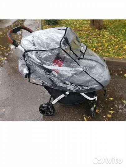 Дождевик + москитная сетка на детскую коляску