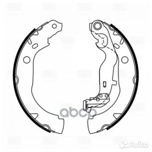 Колодки тормозные барабанные зад GF4412 Tri