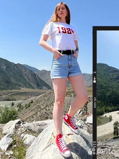 Джинсовые шорты zara