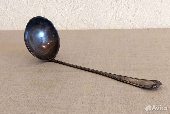 Половник СССР мельхиор клеймо зiд винтаж