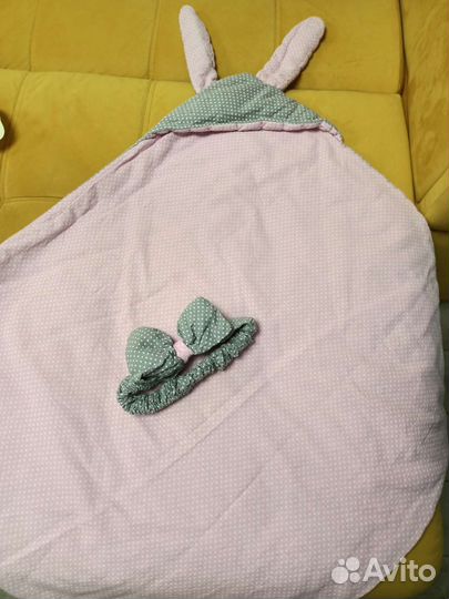 Конверт одеяло на выписку весна осень