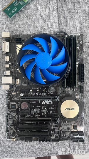 Процессор I7 6700 c материнка asus Z-170p + п 32gb