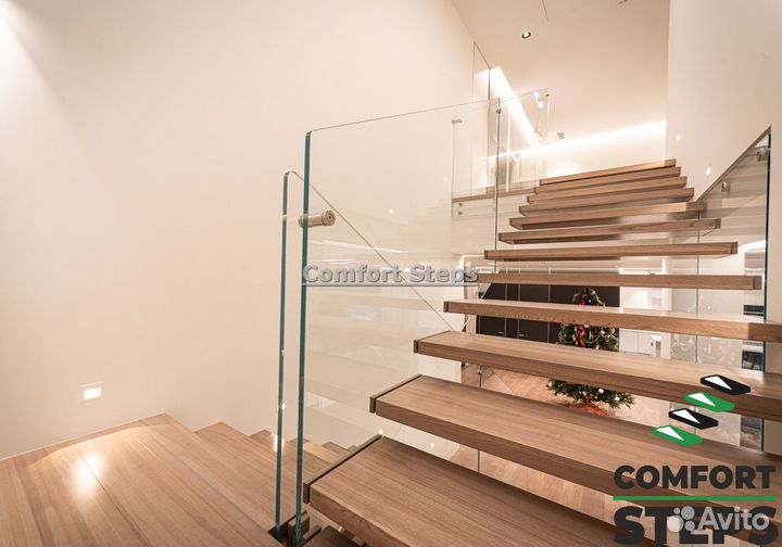 Шпонированные ступени для лестниц