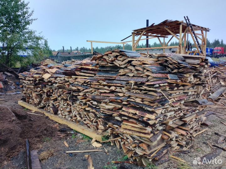 Дрова горбыль пиленый