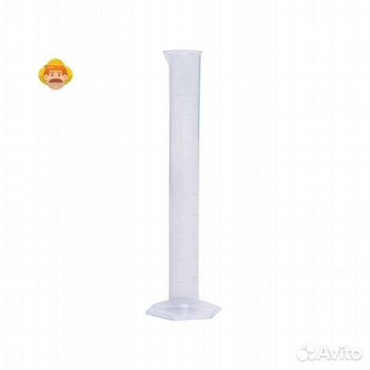 Мерный цилиндр 100 мл пластиковый