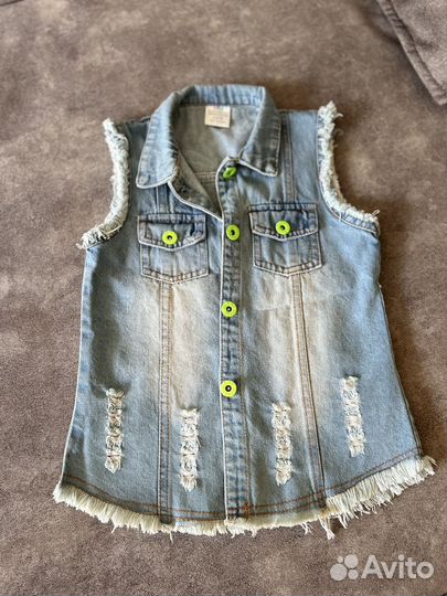 Жилетка для девочки 110