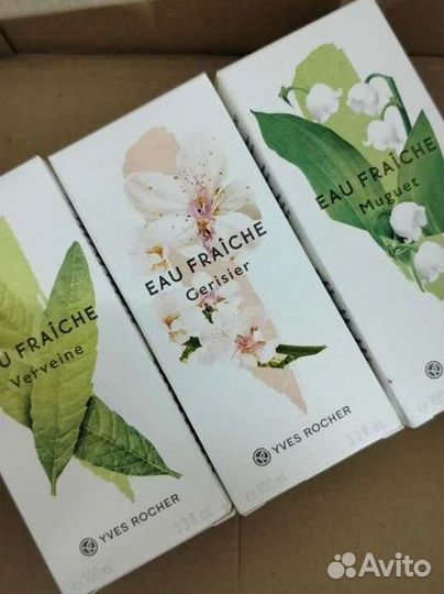 Ив Роше Зеленый Чай, Вишня, Ландыш, Вербена, Роза